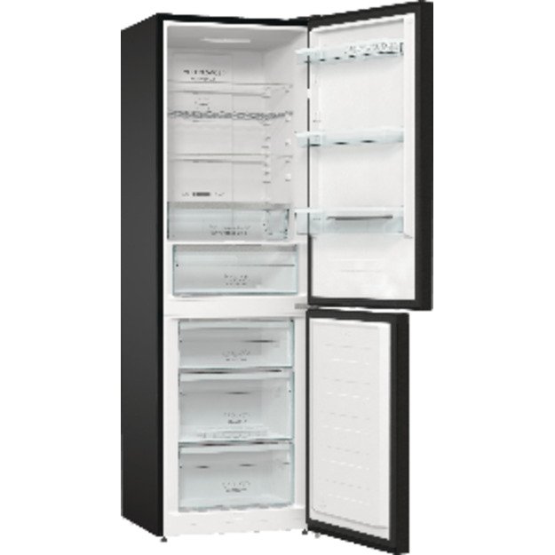 Gorenje NRK619EABXL4 Freestanding Refrigerator-Freezer 300 l E Black 1