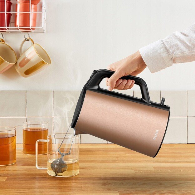 TEFAL | Kettle | KI583C10 | Electric | 2000 W | 1.5 L | Stainless Steel | 360° rotational base | Gold 2
