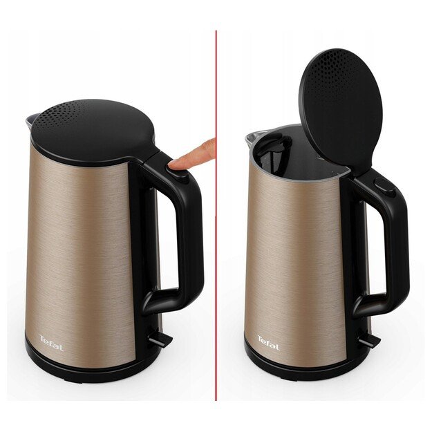 TEFAL | Kettle | KI583C10 | Electric | 2000 W | 1.5 L | Stainless Steel | 360° rotational base | Gold 6