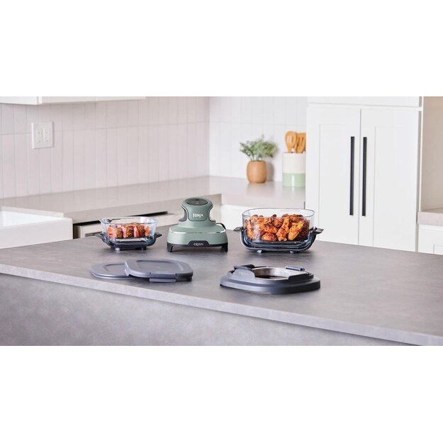 Ninja CRISPi Single 3.8 L 1700 W Hot air fryer Green, Grey, Transparent 2