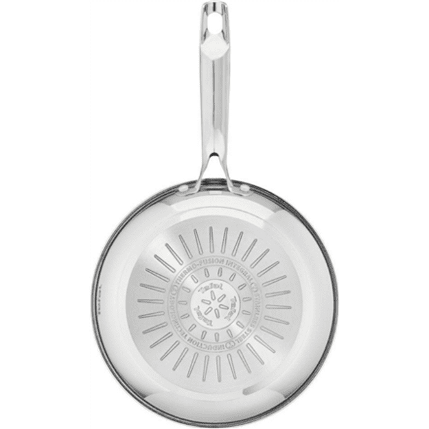 TEFAL Pan | G7320434 Duetto+ | Frying | Diameter 24 cm | Suitable for induction hob | Fixed handle | Black/Silver