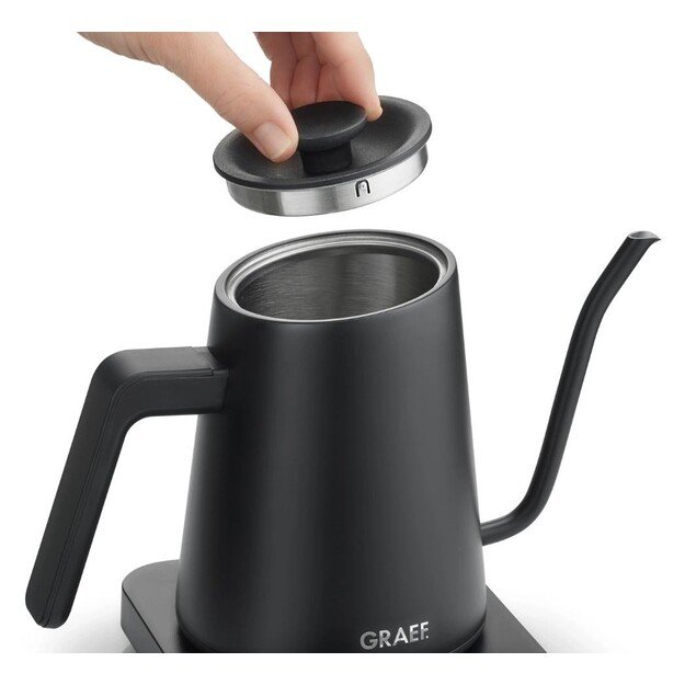 GRAEF GK502EU el.virdulys, matinė juoda 2