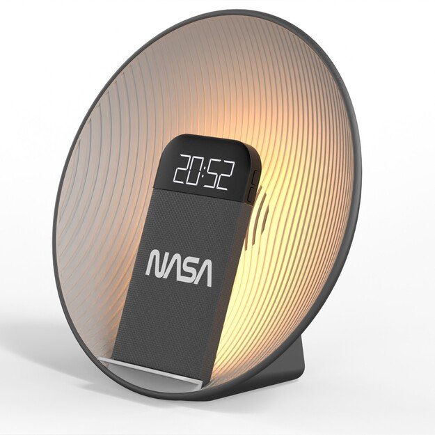 NASA SPC600  Bluetooth Speaker/ Alarm Clock/ Wireless Charger 4