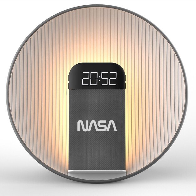 NASA SPC600  Bluetooth Speaker/ Alarm Clock/ Wireless Charger