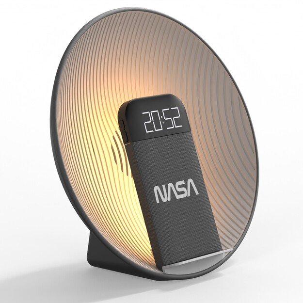 NASA SPC600  Bluetooth Speaker/ Alarm Clock/ Wireless Charger 6