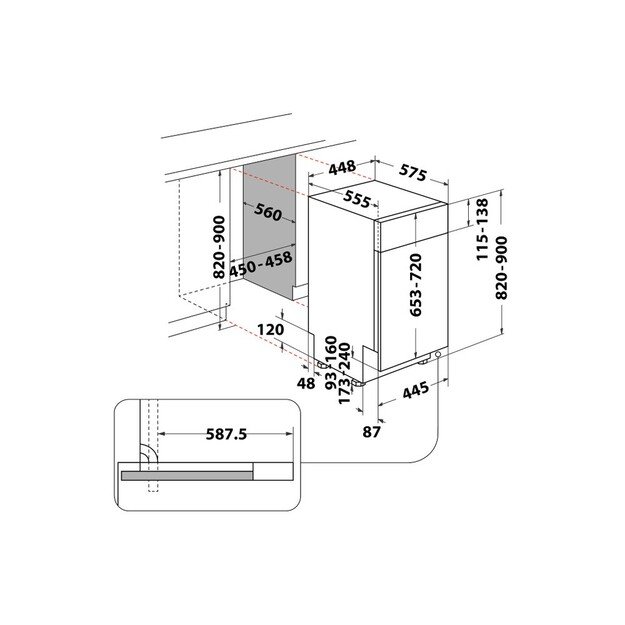 WHIRLPOOL WSBO 3O34 PF X 10