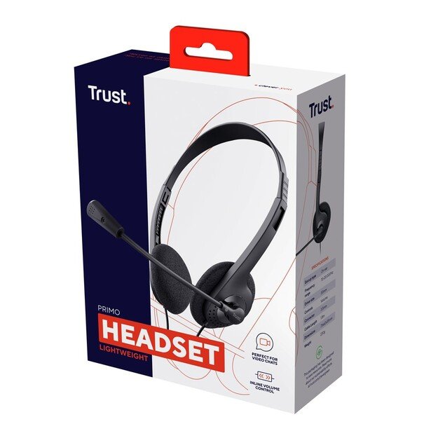 Headphones Trust Primo 21665 (black color)