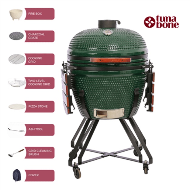 TunaBone | Kamado classic 26  grill | Size XL | Green