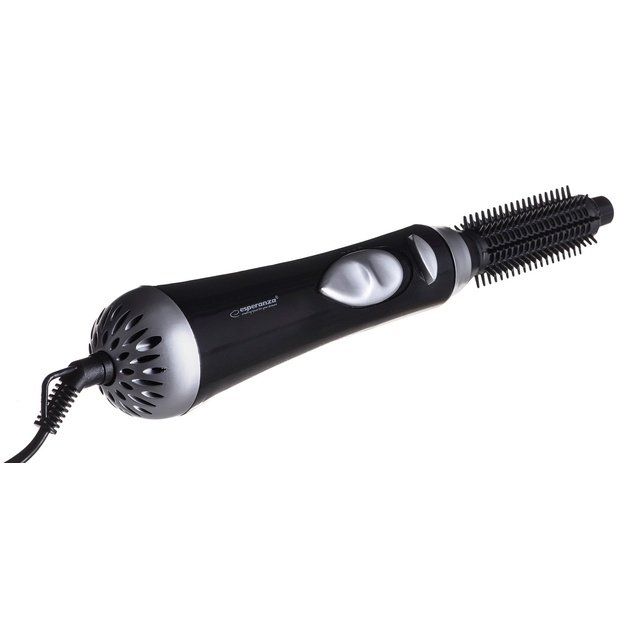 Rotating hair brush for hair Esperanza Nefertiti EBL001K (400W, black color)