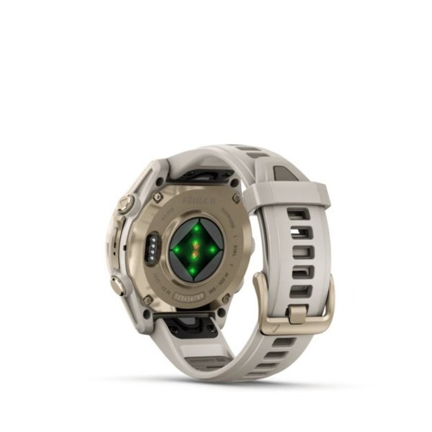 Garmin fenix 8 3.3 cm (1.3 ) AMOLED 43 mm Digital 416 x 416 pixels Touchscreen Gold Wi-Fi GPS (satellite)