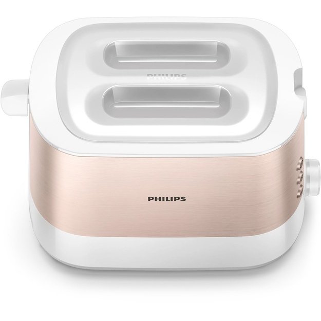 Philips Viva Collection HD2638/11 toaster 7 2 slice(s) 950 W Rose gold, White