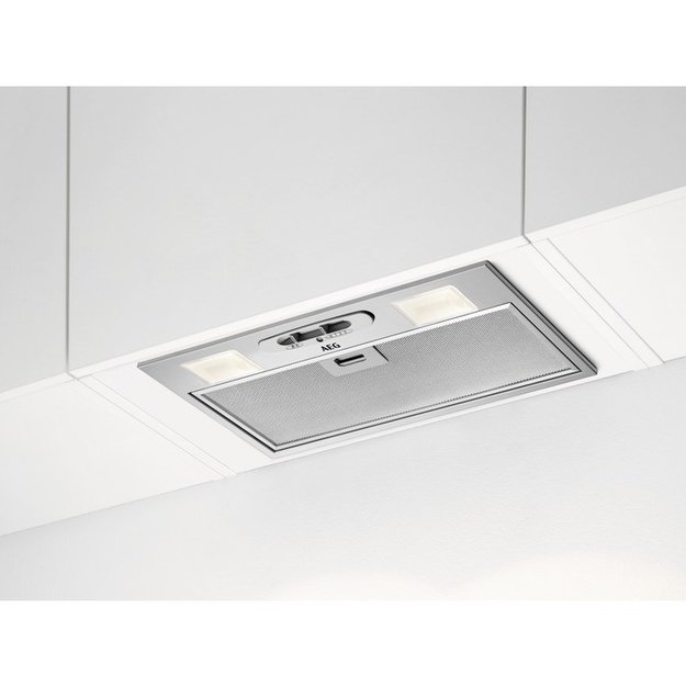 AEG | Hood | DGB3523S | Canopy | Energy efficiency class C | Width 52 cm | 330 m&sup3;/h | Slider | LED | Stainless steel