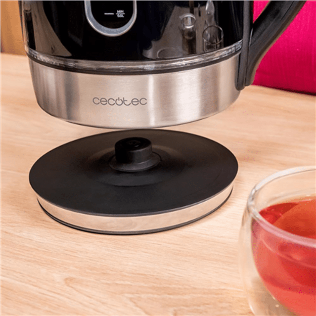 Cecotec Kettle | Thermosense 400 VisionLight | Electric | 2200 W | 1.7 L | Stainless steel | 360&deg; rotational base | Black
