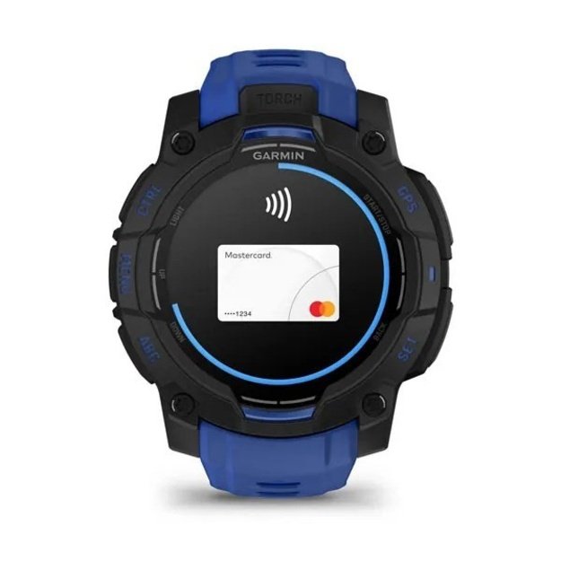 Garmin Instinct 3 3.05 cm (1.2 ) AMOLED 45 mm Digital 390 x 390 pixels Black GPS (satellite)