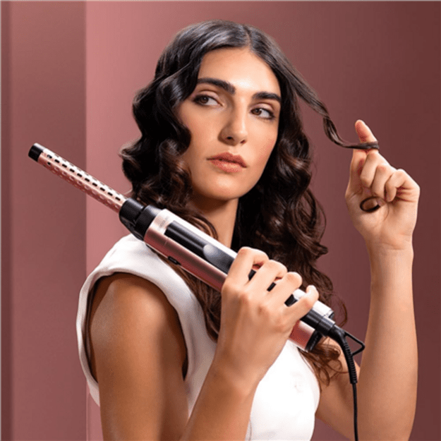 Cecotec Air Brush | CeramicCare 10in1 AirBrush | Ion conditioning | Number of heating levels 3 | 1200 W | Black/Pink