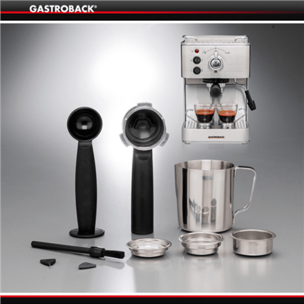 Gastroback Espresso machine 42606 Pump pressure 15 bar, Built-in milk frother, Fully automatic, 1250 W, Stainless steel
