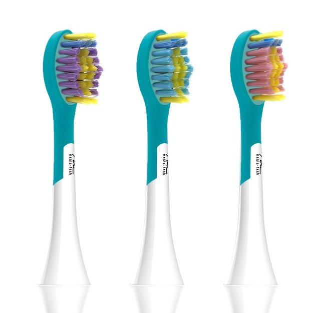 MEDIA-TECH TOOTHBRUSH HEAD PRO MT6520 Soft DuPoint bristles 3pcs. For use with MT6519 Sonic Toothbrush