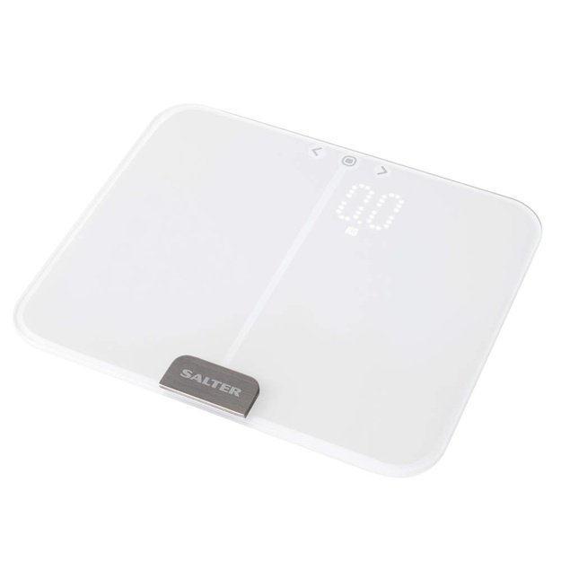 Salter 9164 WH3RJLEU16 Ghost Compact Analyser Scale, White