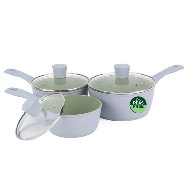 Salter BW092831EU7 Earth 3 Piece Pan Set - 16/18/20cm