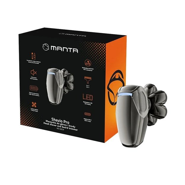 Manta HS-02CH Head shaver and beard trimmer