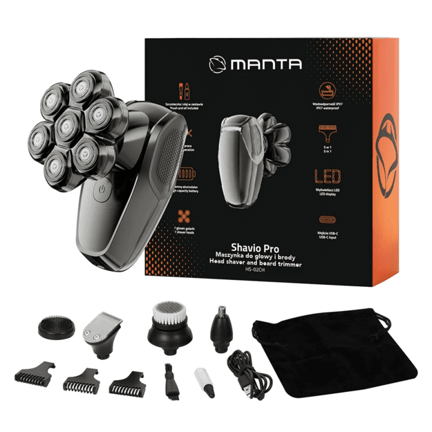 Manta HS-02CH Head shaver and beard trimmer