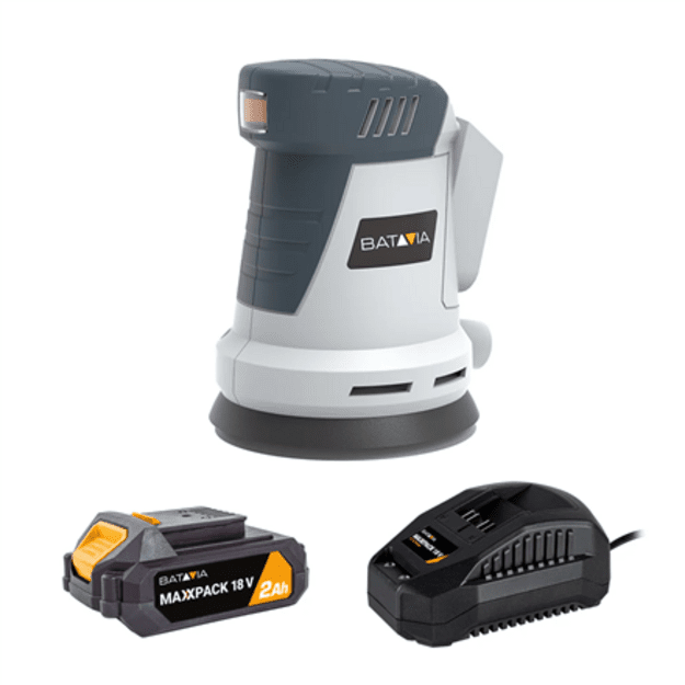 Batavia 18V orbital sander 125 mm Without battery and charger