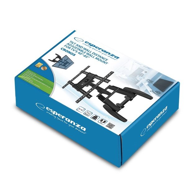 Esperanza ERW021 CRONOS 2.16 m (85 ) TV mount Black