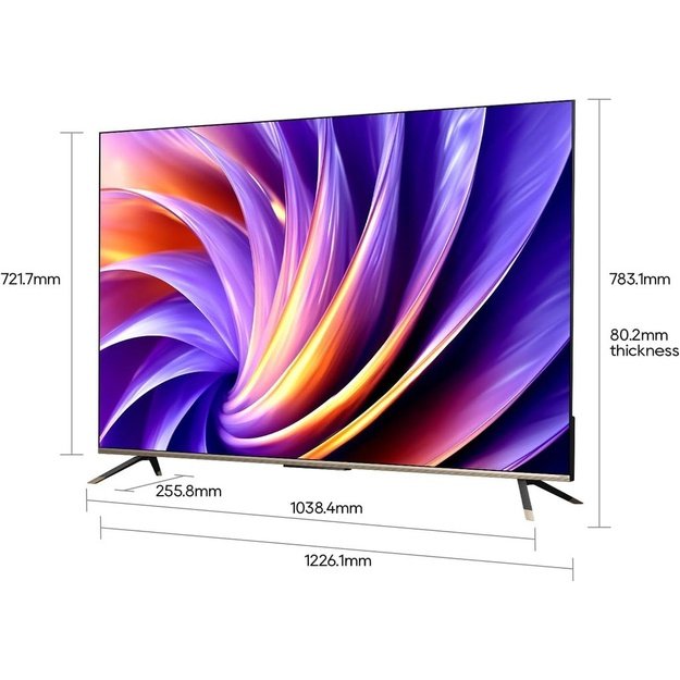 Dreame Vivid QLED TV Q100 109.2 cm (43 ) 4K Ultra HD Smart TV Wi-Fi Black 350 cd/m&sup2;