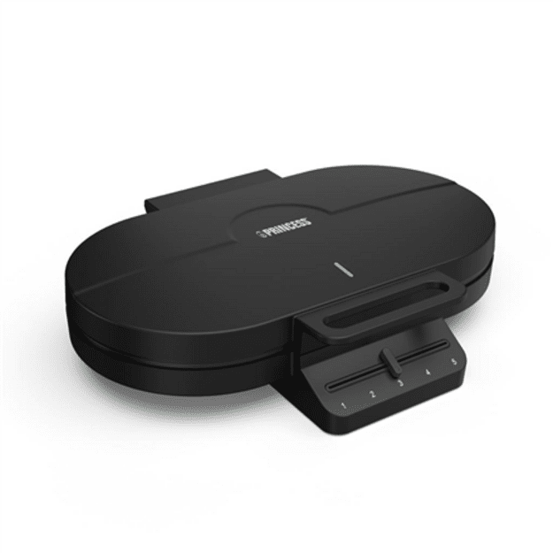 Princess Waffle Maker | 132384 | 1200 W | Number of pastry 10 | Heart shaped | Black