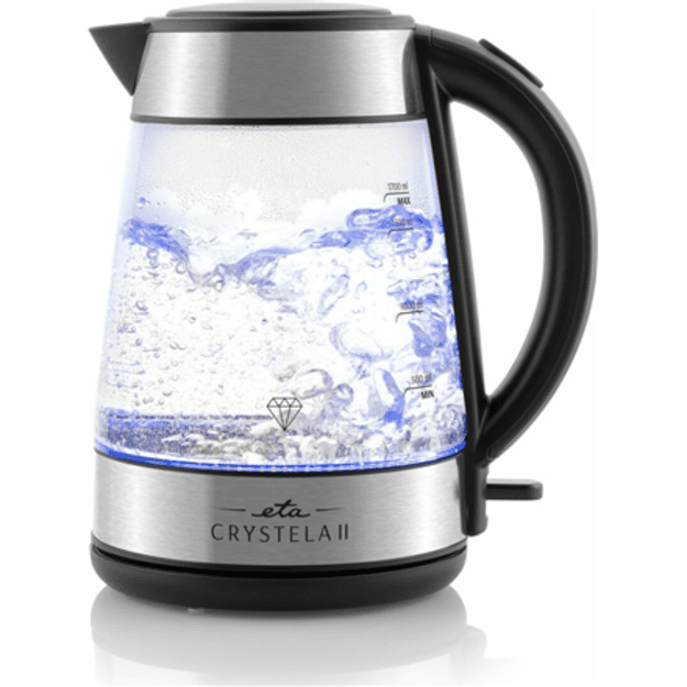 ETA Kettle | Crystela II 1154 90000 | 2200 W | Electric | 1.7 L | Glass | 360&deg; rotational base | Glass