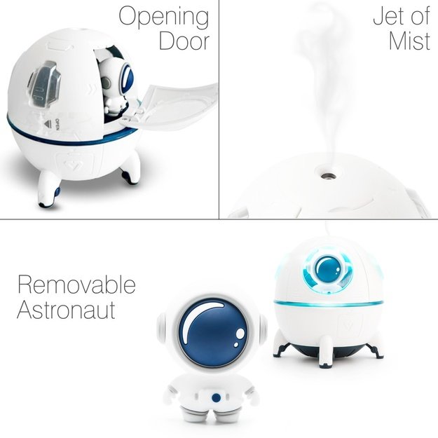 Rio Spaceship Explorer Difuser, Humidifier & Night Light