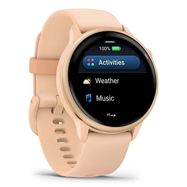 Garmin v&iacute;voactive 6 3.05 cm (1.2 ) AMOLED 42 mm Digital 390 x 390 pixels Touchscreen Pink Wi-Fi GPS (satellite)