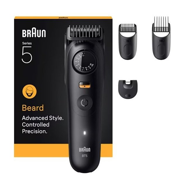 Braun BeardTrimmer 9 BT5520 beard trimmer Battery 40 2 cm Wet & Dry Black