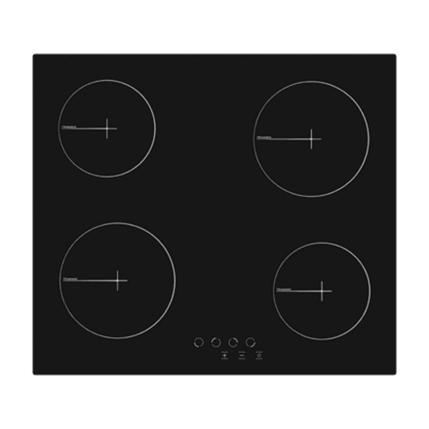 Simfer | Hob | H6.040.DECSP | Vitroceramic | Number of burners/cooking zones 4 | Touch | Black