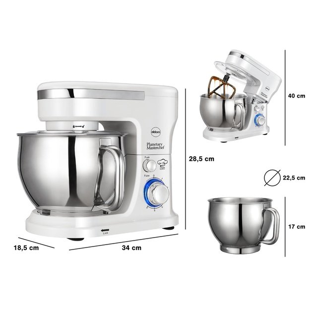 ELDOM WRK1300 DULCE PLANETARY ROBOT 1300 W White