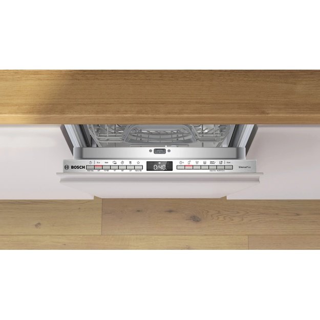 Įmontuojama indaplovė Bosch Serija 4, SPV4HMX12E, 45 cm