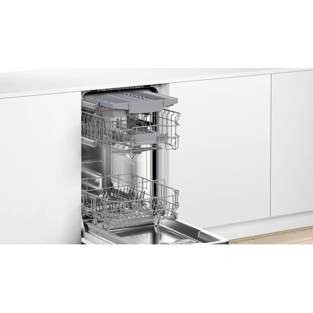 Įmontuojama indaplovė Bosch Serija 4, SPV4HMX12E, 45 cm