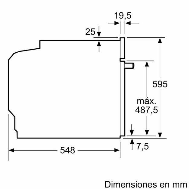 Įmontuojama garinė orkaitė Siemens iQ500, HB537GES3