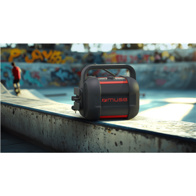 Muse | Jobsite Radio | M-968 BTR | 40 W | Waterproof | Bluetooth | Wireless connection | Portable | NFC features | Black