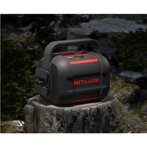 Muse | Jobsite Radio | M-968 BTR | 40 W | Waterproof | Bluetooth | Wireless connection | Portable | NFC features | Black