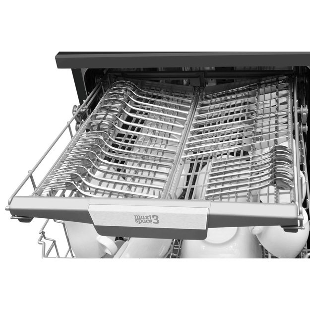 Freestanding dishwasher 60 cm AMICA DFM66B8EOqBH | class B | 15 sets | AirDry | AquaStop | cutlery drawer