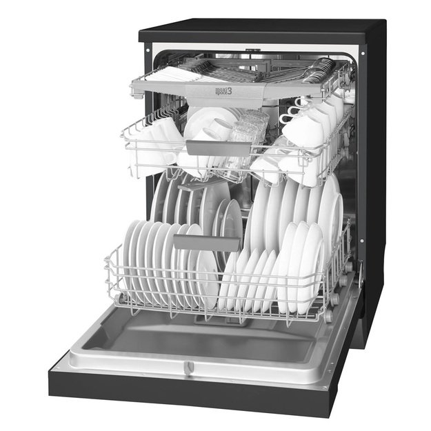 Freestanding dishwasher 60 cm AMICA DFM66B8EOqBH | class B | 15 sets | AirDry | AquaStop | cutlery drawer