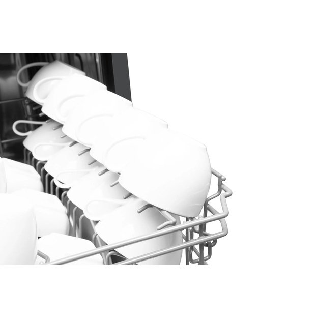 Freestanding dishwasher 60 cm AMICA DFM66B8EOqBH | class B | 15 sets | AirDry | AquaStop | cutlery drawer