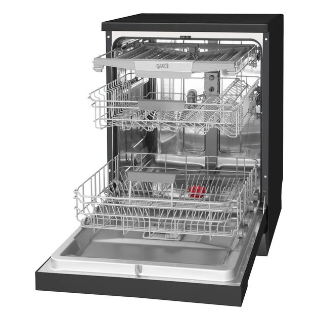 Freestanding dishwasher 60 cm AMICA DFM66B8EOqBH | class B | 15 sets | AirDry | AquaStop | cutlery drawer