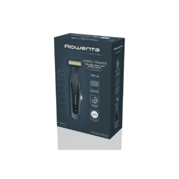 Rowenta Beard Trimmer | TN6044E0 | Cordless | Number of length steps 6 | Wet & Dry | Black/Green