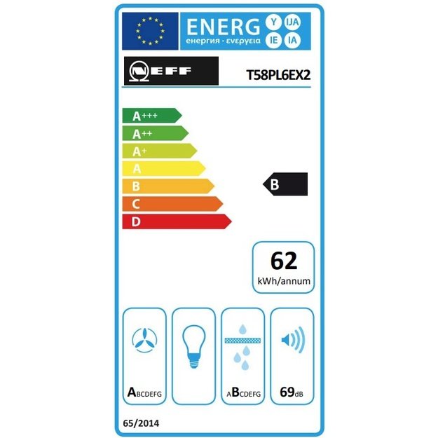 Indukcinė kaitlentė su integruota ventiliacijos sistema Neff T58PL6EX2