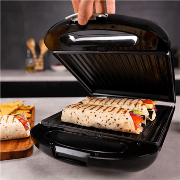 Cecotec Sandwich Maker | Rock nToast Family 3in1 | 1500 W | Number of plates 3 | Black