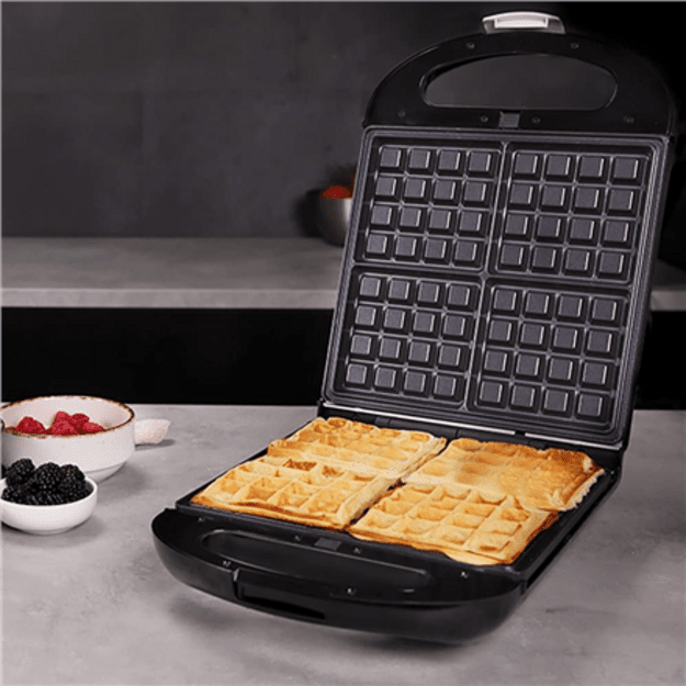 Cecotec Sandwich Maker | Rock nToast Family 3in1 | 1500 W | Number of plates 3 | Black