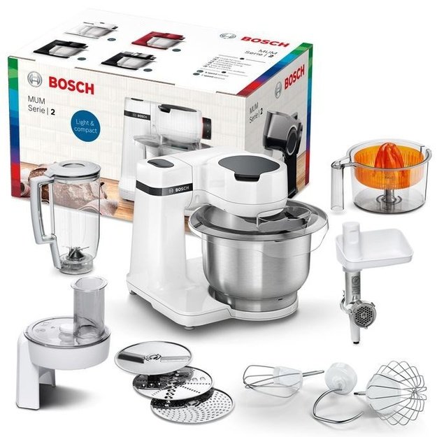 Bosch Serie 2 MUM food processor 700 W 3.8 L White