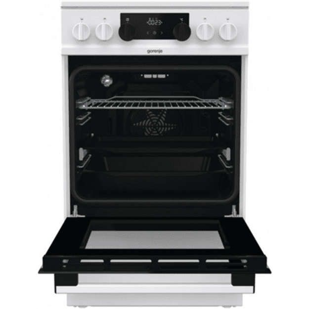 Gorenje GECS5C70WA cooker Freestanding cooker Coil hob White A